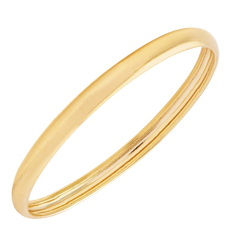 18K Guldring slät