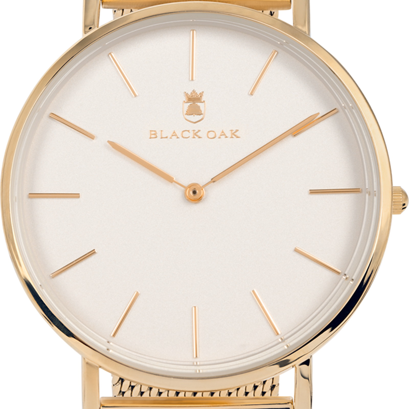 Black Oak Gerardii damklocka - guld/vit, 33 mm