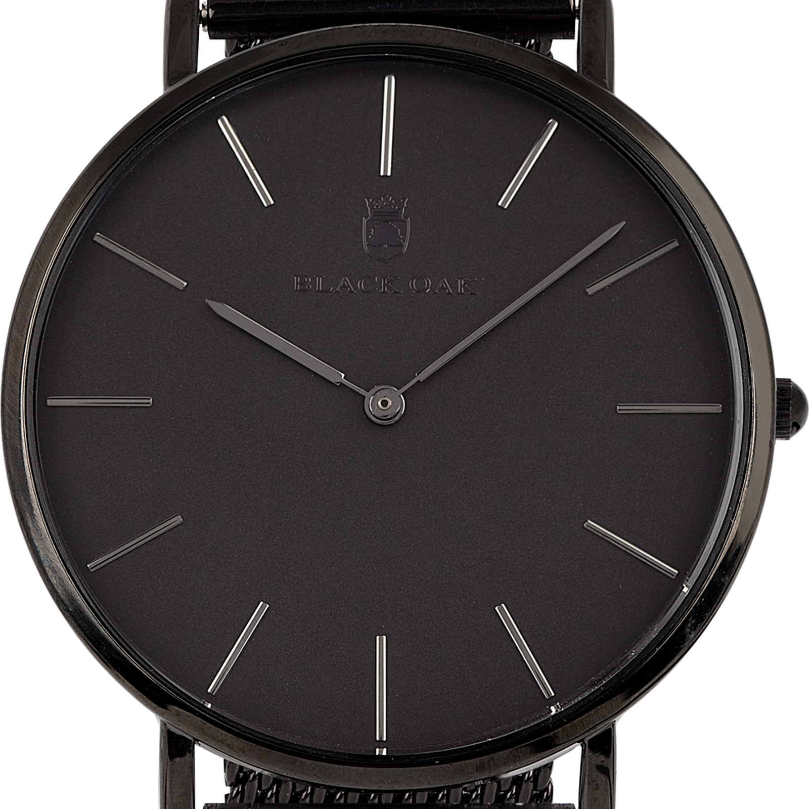 Black Oak Gerardii herrklocka - svart mesh, 41 mm