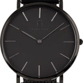 Black Oak Gerardii herrklocka - svart mesh, 41 mm