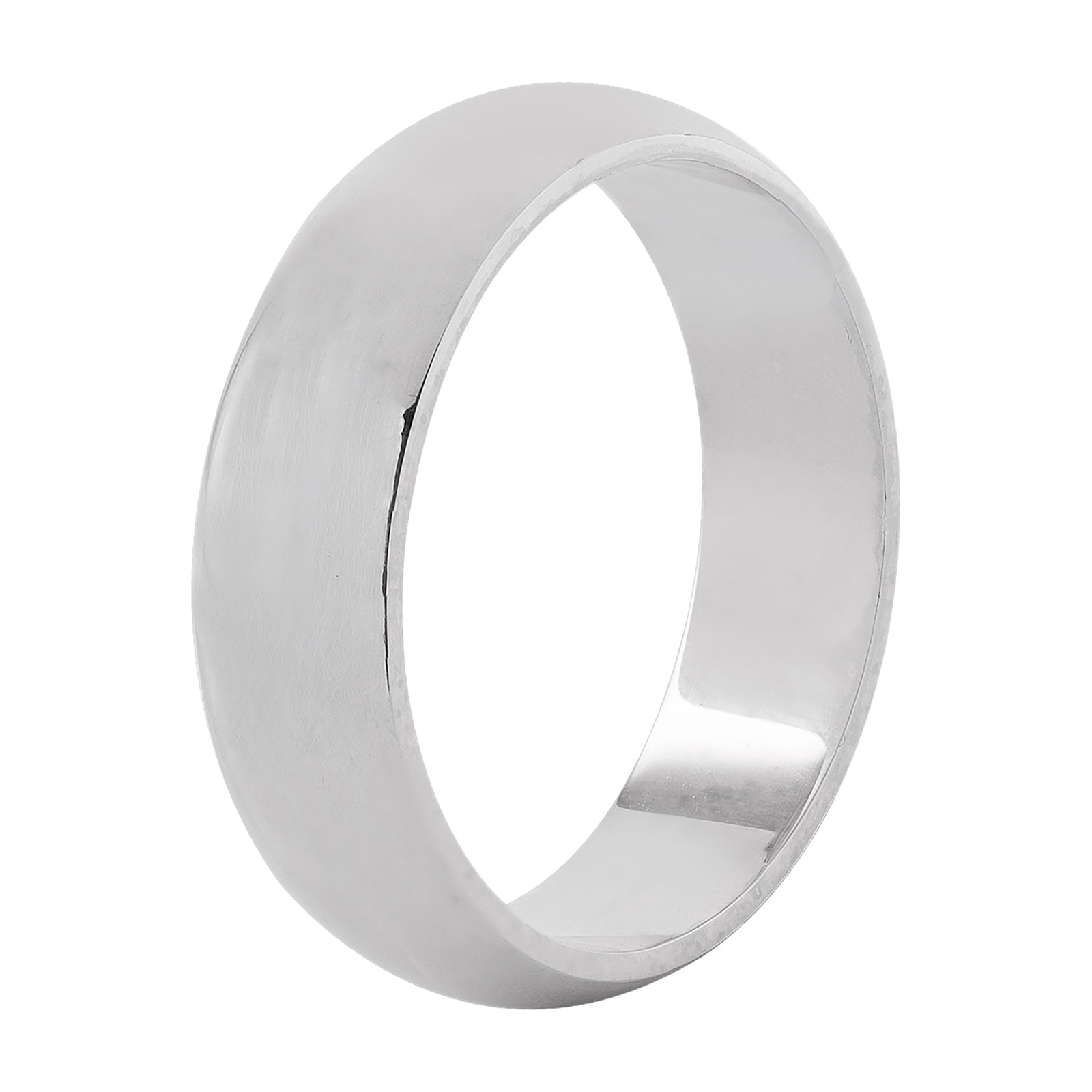 Ring silver - 6 mm herr