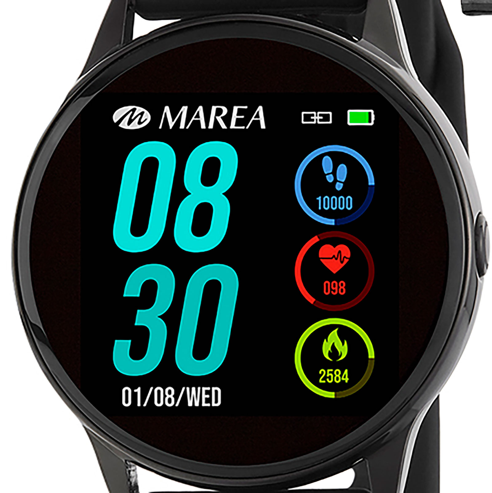 Marea Smart Watch B58001/1 -Svart, extra armband