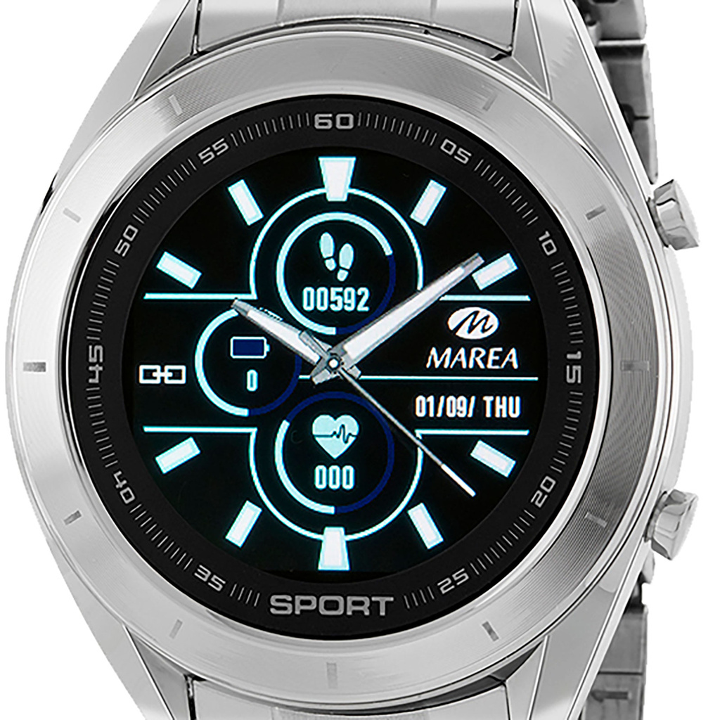 Marea Smart Watch B58004/1 -Silver, extra armband
