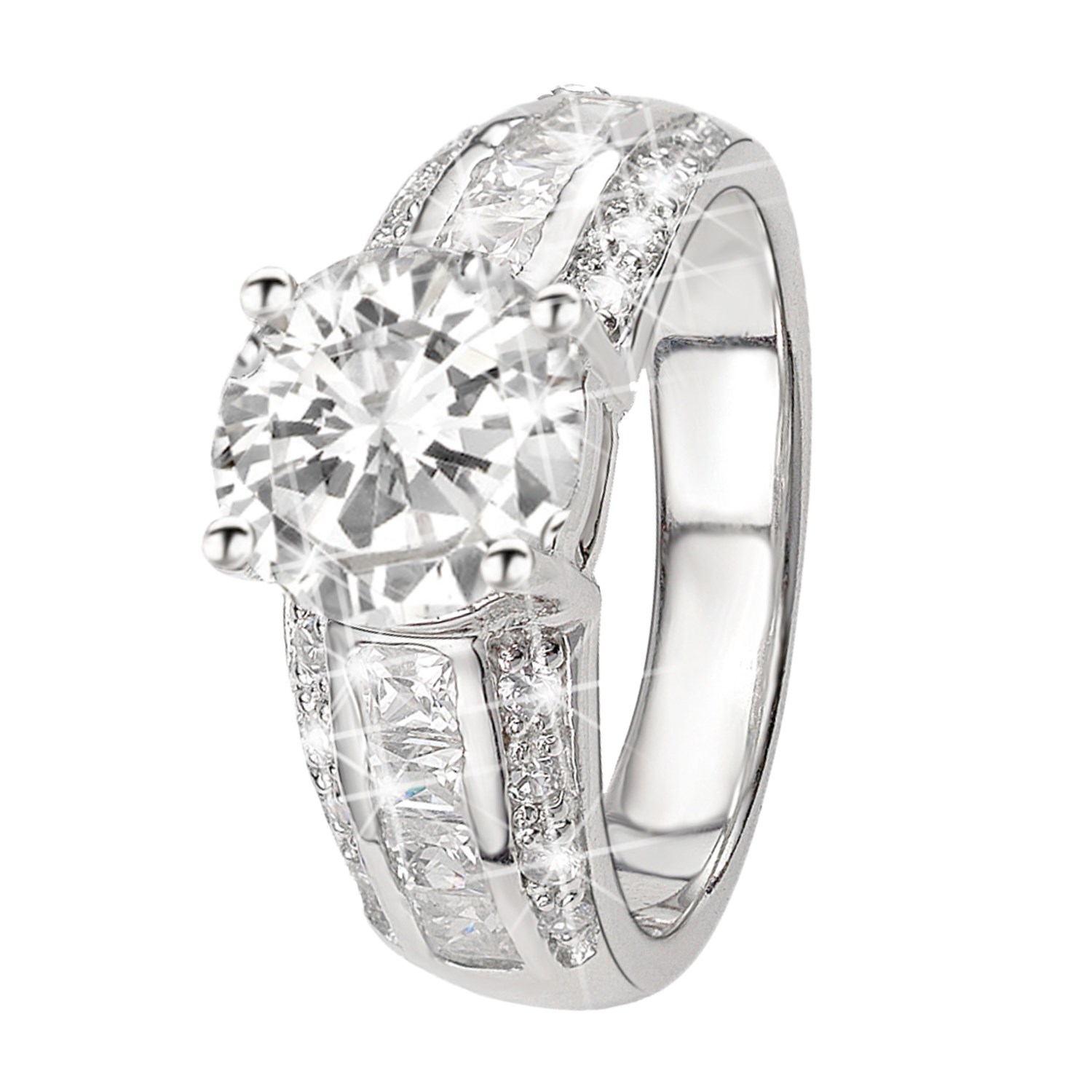 Ring Silver med Kubisk Zirkonia