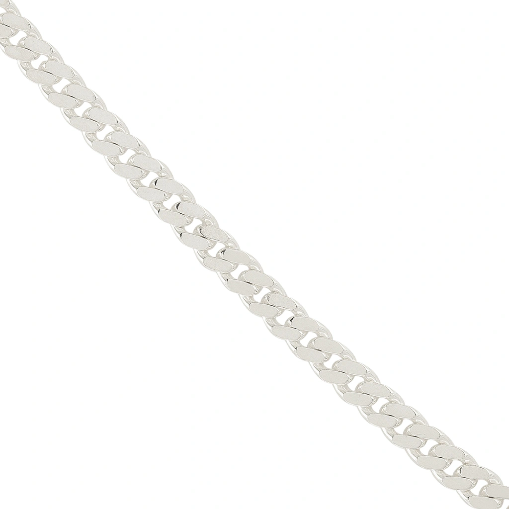 Silverhalsband herr - pansarkedja 50 cm