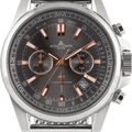 Jacques Lemans Liverpool - herr, presentset, grå mesh, 44mm
